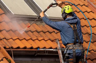 Démoussage et hydrofuge de toiture à Coux et Bigaroque-Mouzens